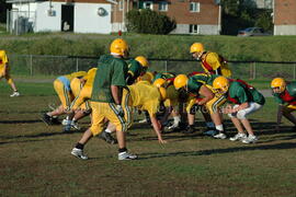 Match de l'équipe de football Troïlus de Chibougamau.