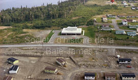 Vue aérienne de l’höpital de Lebel-sur-Quévillon