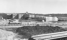 Vue de l’extérieur de la scierie Domtar à Lebel-sur-Quévillon