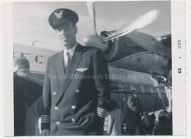 Thomas Fecteau lors de la présentation du F-27 à Québec, 1959