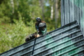 Partie de paintball à Chibougamau