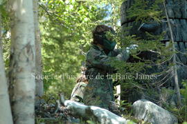 Partie de paintball à Chibougamau