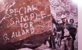 “Special sample for G. Allard”, Open pit Campbell.