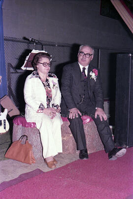 M. et Mme Poirier à l’occasion de leur départ de Lebel-sur-Quévillon