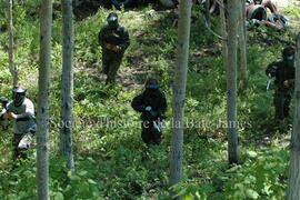 Partie de paintball à Chibougamau