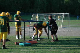 Match de l'équipe de football Troïlus de Chibougamau.