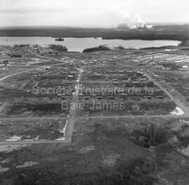 Vue aérienne du nouveau développement à Lebel-sur-Quévillon