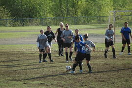 Partie de soccer à Chibougamau