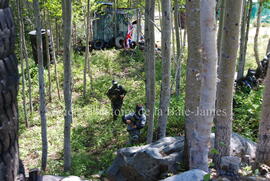 Partie de paintball à Chibougamau