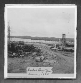 Mine Cedar Bay en 1960.