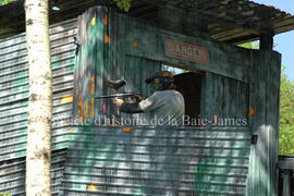 Partie de paintball à Chibougamau