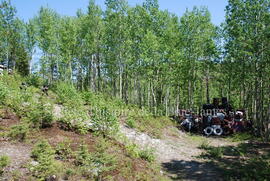 Partie de paintball à Chibougamau