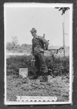 Jim à la mine Obalski en 1956