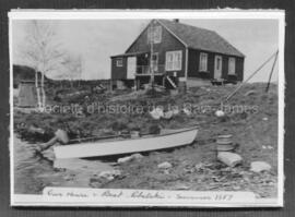 Maison de Bert et Joyce Oakley à la mine Obalski en 1957.