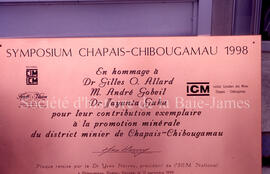 Copper plaque CIM.