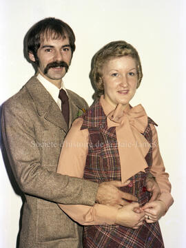 Pierre Brisson et Mariette Pelletier pour leur mariage à Lebel-sur-Quévillon