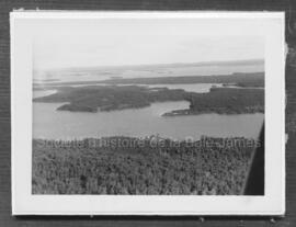 Lac Chibougamau en 1950.