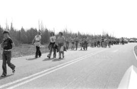 Marche faite par des scouts à Lebel-sur-Quévillon