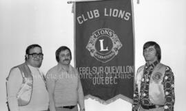3 membres du Club Lions à Lebel-sur-Quévillon