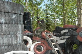 Partie de paintball à Chibougamau