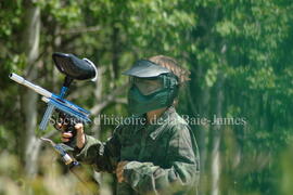 Partie de paintball à Chibougamau