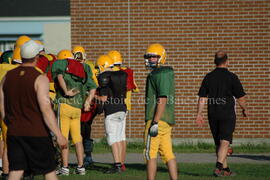 Match de l'équipe de football Troïlus de Chibougamau.
