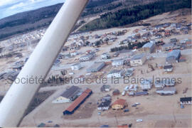 Vue aérienne de Ia ville de Chibougamau