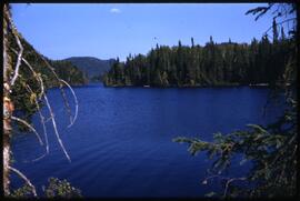 Lac Bourbeau. Baie du Cran penché