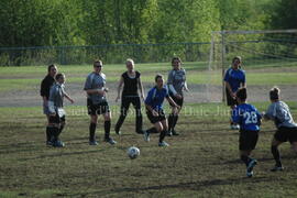 Partie de soccer à Chibougamau