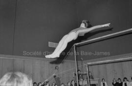 Gymnaste aux finales des Jeux du Québec à Chapais