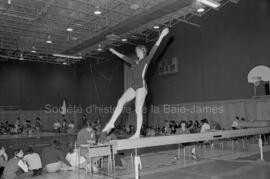 Gymnaste aux finales des Jeux du Québec à Chapais