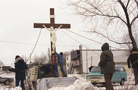 Mise en place du corps du Christ à Lebel-sur-Quévillon