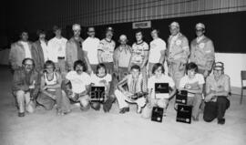 Groupe de la course de canots à Lebel-sur-Quévillon