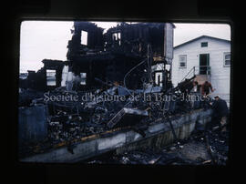 Incendie bunkhouse mine Campbell
