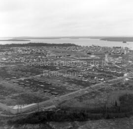 Vue aérienne du nouveau développement à Lebel-sur-Quévillon