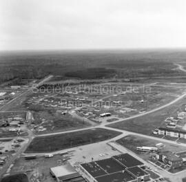 Vue aérienne du nouveau développement à Lebel-sur-Quévillon