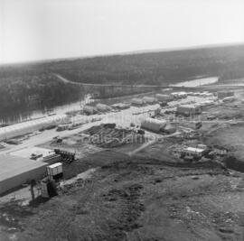 Vue aérienne de la Scierie Barrette-Saucier de Lebel-sur-Quévillon
