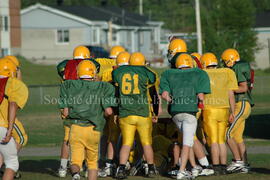 Match de l'équipe de football Troïlus de Chibougamau.