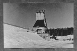 Chevalement de la mine Copper Rand en 1958.