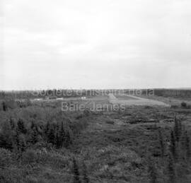 Vue aérienne de l’usine Domtar de Lebel-sur-Quévillon