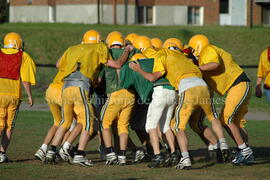 Match de l'équipe de football Troïlus de Chibougamau.