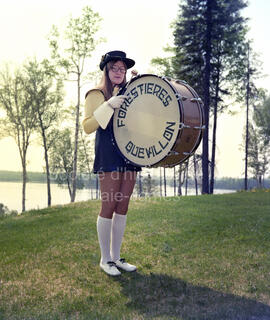 Johanne Beauvais, membre de la parade des Forestières