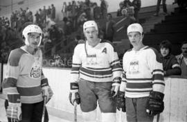 Les 3 étoiles Morton Perron Fortin, joueurs de hockey du Domtar de Lebel-sur-Quévillon