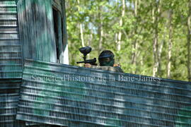 Partie de paintball à Chibougamau