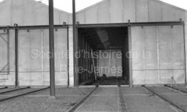 Vue de l’extérieur de la scierie Domtar à Lebel-sur-Quévillon