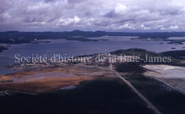 Good aerial view of Dore Lake basin.