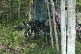 Partie de paintball à Chibougamau