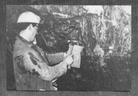 Jean-Claude Leroux à la mine Copper Rand.