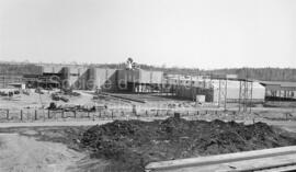 Vue de l’extérieur de la scierie Domtar à Lebel-sur-Quévillon