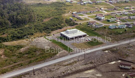 Vue aérienne de l’höpital de Lebel-sur-Quévillon